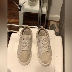 Roxy womens 10 slip on canvas sneaker in Grey